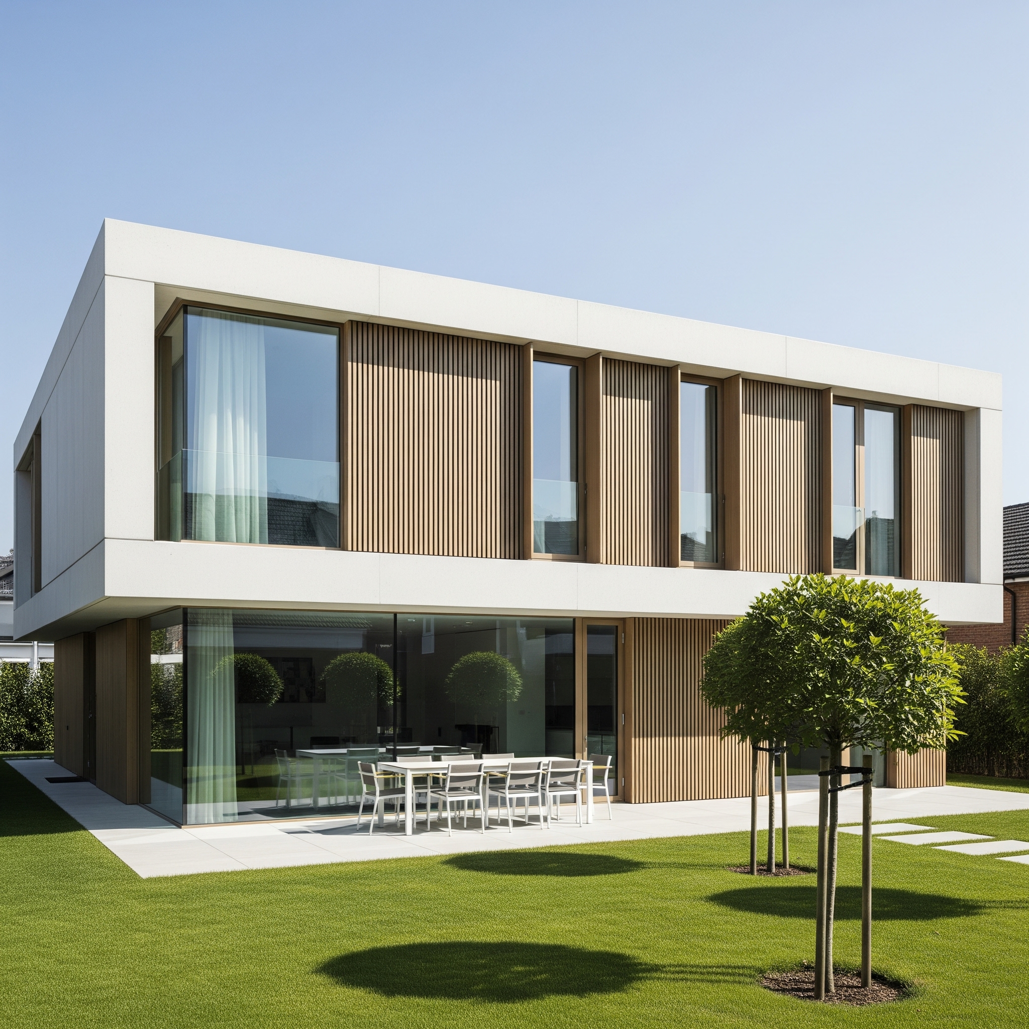 multi-story house